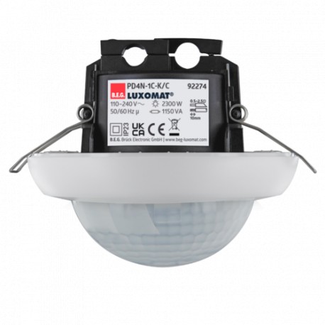 92274 - 92274 B.E.G. LUXOMAT Occupancy detector PD4N-1C-C-FCceiling mounting, for corridors