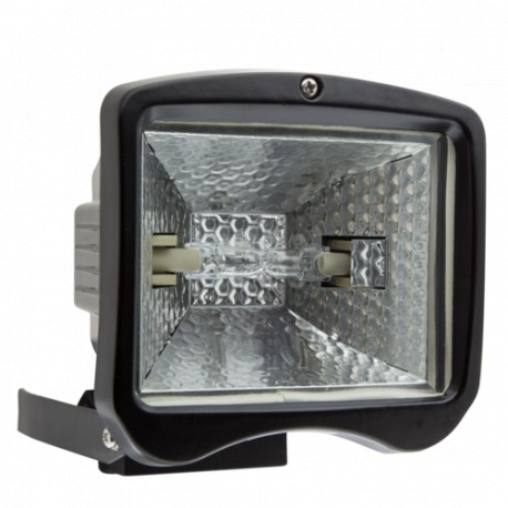 92353 - 92353 LUXOMAT Floodlight 150W, black, for halogen lamps