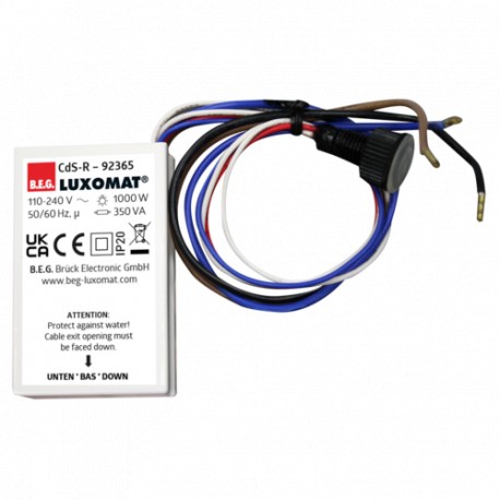 92365 - 92365 B.E.G. LUXOMAT LUXOMAT CdS-R, white