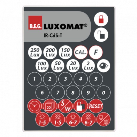 92368 - 92368 B.E.G. LUXOMAT LUXOMAT Remote control IR-CdS-T