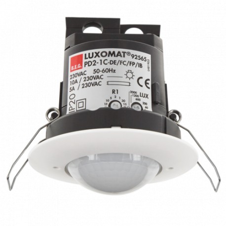 92565 - 92565 B.E.G. LUXOMAT Occupancy detector PD2-1C-FC, Master, remote controllable, ceiling mounting