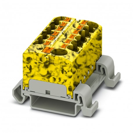 PTFIX 10/12X4-NS35A-FE - PTFIX 10/12X4-NS35A-FE 3273766 PHOENIX CONTACT Distribution block, nom. voltage: 800 V, nominal current: 32 ..