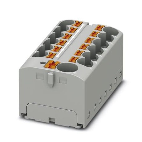 PTFIX 10/12X4-G GY - PTFIX 10/12X4-G GY 3274010 PHOENIX CONTACT Distribution block, bridged internally, nom. voltage: 450 V, nomi..