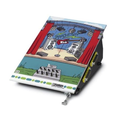 EDU PLC AB ST - EDU PLC AB ST 8101468 PHOENIX CONTACT Action Board for the Nanoline Trainer. A stage setting serves visually..
