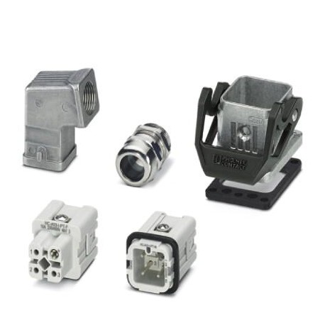 HC-STA-A03PT-BWS-HS-M20-ELCAL - HC-STA-A03PT-BWS-HS-M20-ELCAL 1424451 PHOENIX CONTACT Connector set, degree of protection: IP67, number of p..