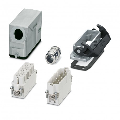 HC-STA-A16PT-BWS-HS-M25-ELCAL - HC-STA-A16PT-BWS-HS-M25-ELCAL 1424463 PHOENIX CONTACT Connector set, degree of protection: IP67, number of p..