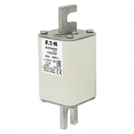 FUSE 400A 1000V 1/110 AR - FUSE 400A 1000V 1/110 AR 170L5197 EATON ELECTRIC FUSE 400A 1000V 1/110 AR