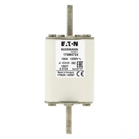 FUSE 315A 1250V 1FKE/115 AR CU - FUSE 315A 1250V 1FKE/115 AR CU 170M4741 EATON ELECTRIC FUSE 315A 1250V 1FKE/115 AR CU