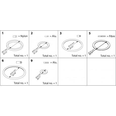 148B6057 - 148B6057 DANFOSS REFRIGERATION Type: Inspection kit
