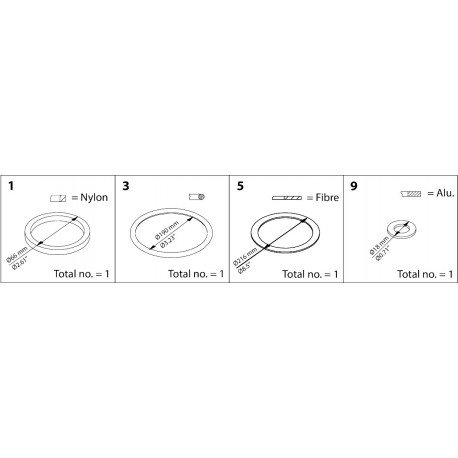 148B6059 - 148B6059 DANFOSS REFRIGERATION Type: Inspection kit