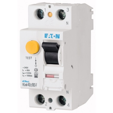FRCMM-16/2/05-S/F - FRCMM-16/2/05-S/F 187401 EATON ELECTRIC Residual current circuit breaker (RCCB), 16A, 2p, 500mA, type S/F