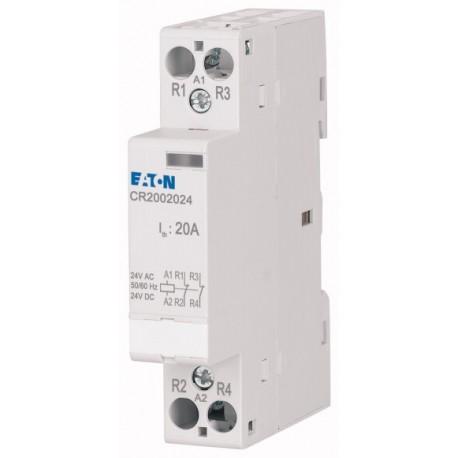 CR2002024 - CR2002024 EATON ELECTRIC Installation contactor, 20A, 24V AC/DC, 2NC