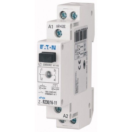 Z-R24/16-11 - Z-R24/16-11 ICS-R16A024B110 4100199 EATON ELECTRIC Installation relay, 24 V AC, 1NO+1NC, 16A