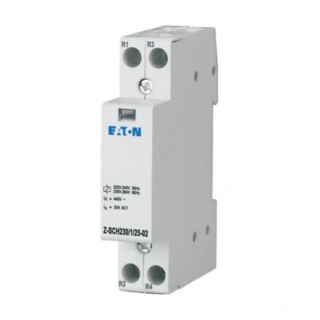 Z-SCH230/1/25-02 - Z-SCH230/1/25-02 193887 Y7-193887 EATON ELECTRIC Installation contactor, 230VAC/50Hz, 2 N/C, 25A