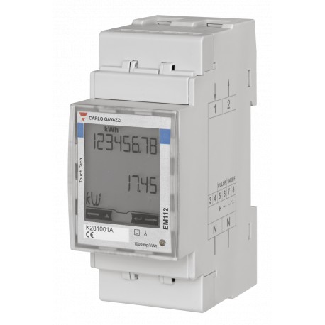 EM112DINAV01XS1PFB - EM112DINAV01XS1PFB CARLO GAVAZZI Energy analyzer single phase, LCD touch screen, Certificate MID, direct Con..