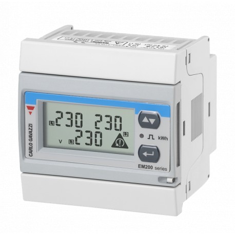 EM21072DAV63HOXPFAP - EM21072DAV63HOXPFAP CARLO GAVAZZI Energy meter electrical three phase, Display removable, intensity Input /5..