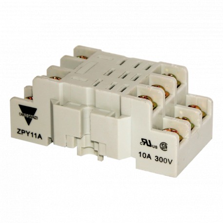 ZPY11A - ZPY11A CARLO GAVAZZI Function: For RPY relays, Connection: Screw terminals, Type: DIN rail sockets, Descript..