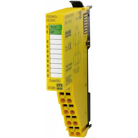 57390 - 57390 MURRELEKTRONIK CUBE20S SAFETY OUTPUT MODULE