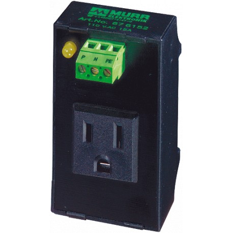 676166 - 676166 MURRELEKTRONIK MSVD POWER SOCKET NEMA WITH LED