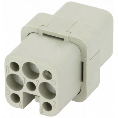 70MH-EB007-AC01020 - 70MH-EB007-AC01020 MURRELEKTRONIK A3 female 7-pole, crimp t., 250 V, 16 A