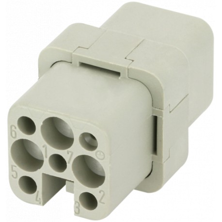 70MH-EB008-AC01020 - 70MH-EB008-AC01020 MURRELEKTRONIK A3 female 8-pole, crimp t., 250 V, 16 A