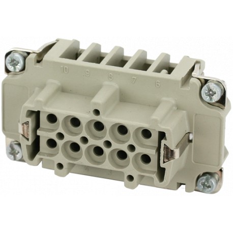 70MH-EB010-EC03020 - 70MH-EB010-EC03020 MURRELEKTRONIK B10 female 10-pole, crimp t., 500 V, 16 A