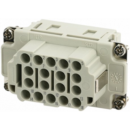 70MH-EB018-EC03020 - 70MH-EB018-EC03020 MURRELEKTRONIK B10 female 18-pole, crimp t., 500 V, 16 A