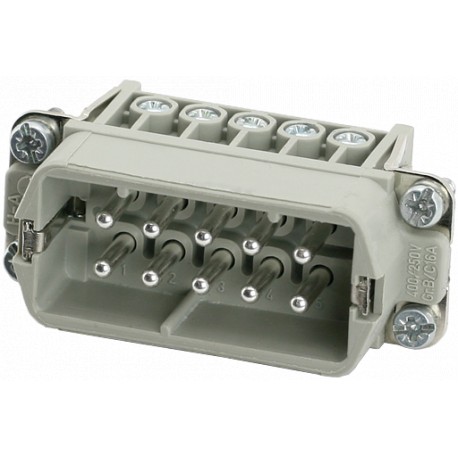 70MH-ES010-BS01020 - 70MH-ES010-BS01020 MURRELEKTRONIK A10 male 10-pole, screw t., 250 V, 16 A