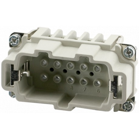 70MH-ES010-EC03020 - 70MH-ES010-EC03020 MURRELEKTRONIK B10 male 10-pole, crimp t., 500 V, 16 A