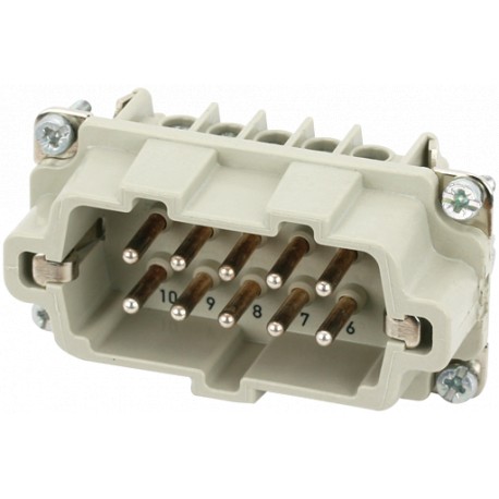 70MH-ES010-ES03020 - 70MH-ES010-ES03020 MURRELEKTRONIK B10 male 10-pole, screw t., 500 V, 16 A
