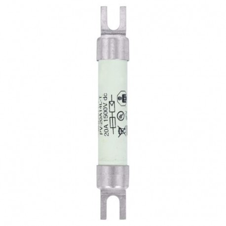 20AMP 1500V DC SOLAR TAG FUSE - 20AMP 1500V DC SOLAR TAG FUSE PV-20A14L-T EATON ELECTRIC 20AMP 1500V DC SOLAR TAG FUSE