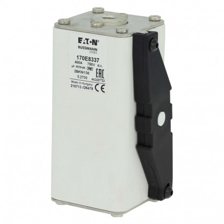 FUSE 400A 750V 2BKN/130 GR DC - FUSE 400A 750V 2BKN/130 GR DC 170E8337 EATON ELECTRIC FUSE 400A 750V 2BKN/130 GR DC
