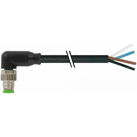 7000-08031-6110750 - 7000-08031-6110750 MURRELEKTRONIK M8 MALE 90° PVC 4x0.25 gy UL/CSA 50.0