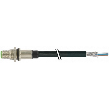 7000-19171-7060150 - 7000-19171-7060150 MURRELEKTRONIK M12 female 0° with cable PVC 12x0.14 bk 40m