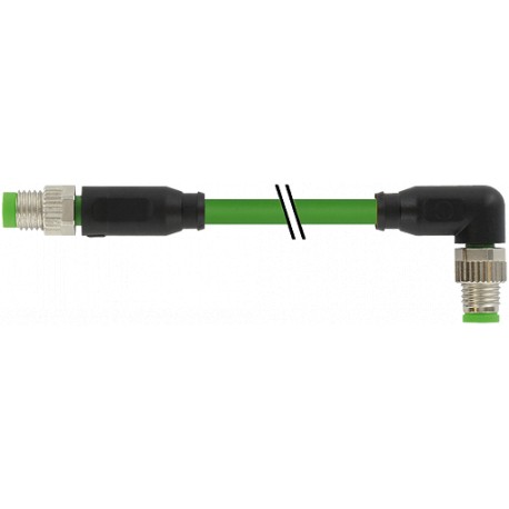 7000-89711-7910200 - 7000-89711-7910200 MURRELEKTRONIK M8 MALE 0° / M8 MALE, 0° SHIELDED, ETHERCAT PUR 1x4xAWG26 shielded gn 11.0