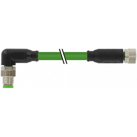 7000-89841-7910150 - 7000-89841-7910150 MURRELEKTRONIK M8 MALE 0° / M8 FEMALE 0° SHIELDED 791 PUR 1x4xAWG26 shielded gn 7.5