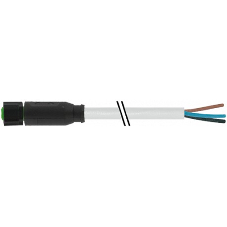 7005-08061-2110500 - 7005-08061-2110500 MURRELEKTRONIK M8 female 0° with cable Lite PUR 3x0.25 bk UL/CSA 1,5m