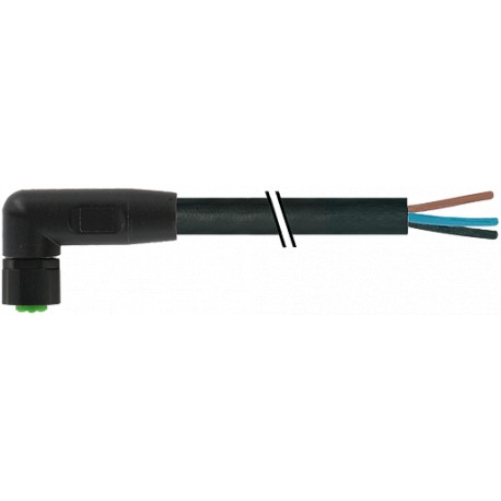 7005-08101-6111000 - 7005-08101-6111000 MURRELEKTRONIK M8 Lite female 90° with cable PUR 3x0.25 bk UL/CSA 3m