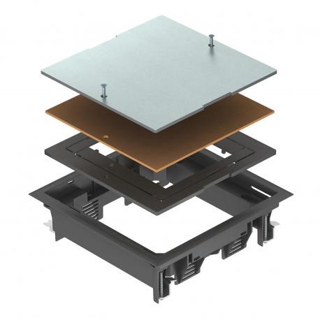 ZES4-2 U10T 9011 - ZES4-2 U10T 9011 7406702 OBO BETTERMANN CAP ENC. BOX LOG ZES4-2 U10T 9011